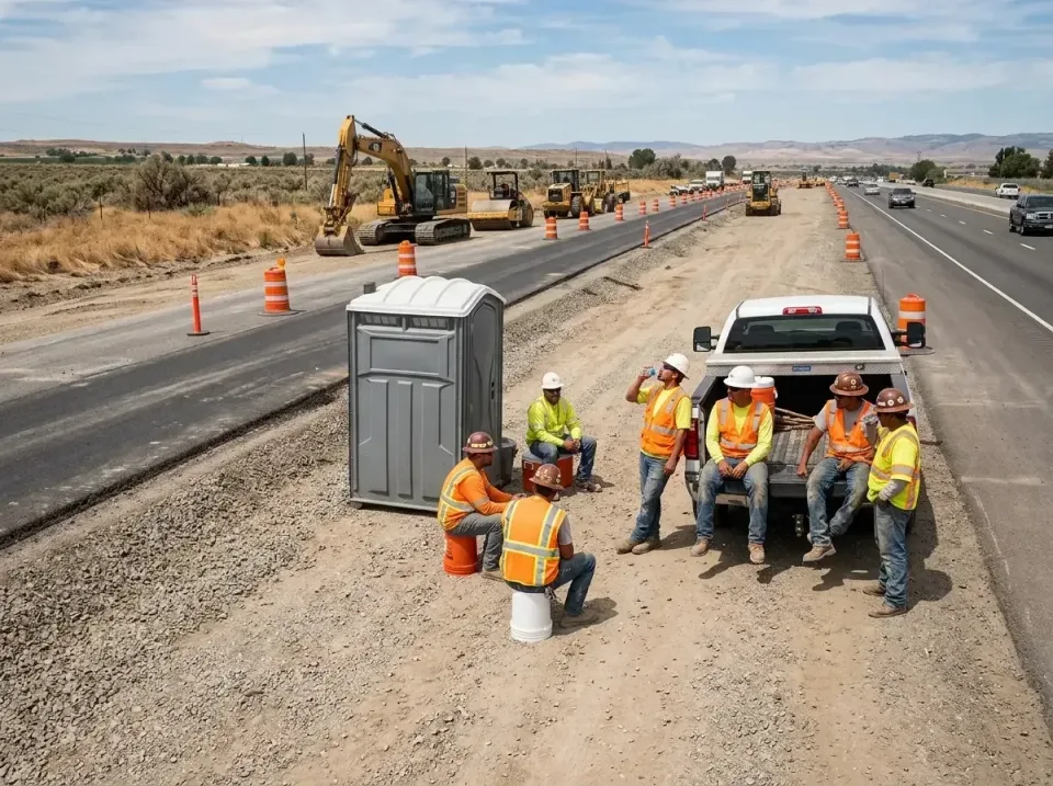 highway-road-construction-crew-007 — frequently asked questions, Porta Potty and Restroom Rentals in Mayville, ND